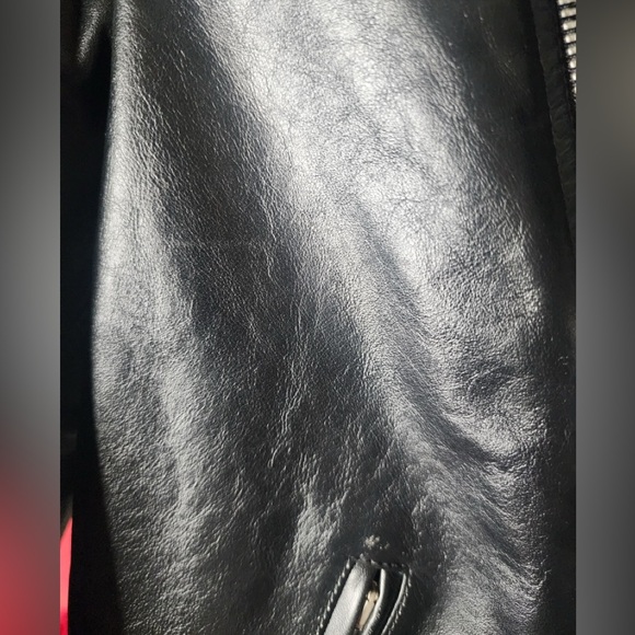 🔴NEW! AG REESE MOTO LEATHER JACKET SZ SMALL - Picture 8 of 16